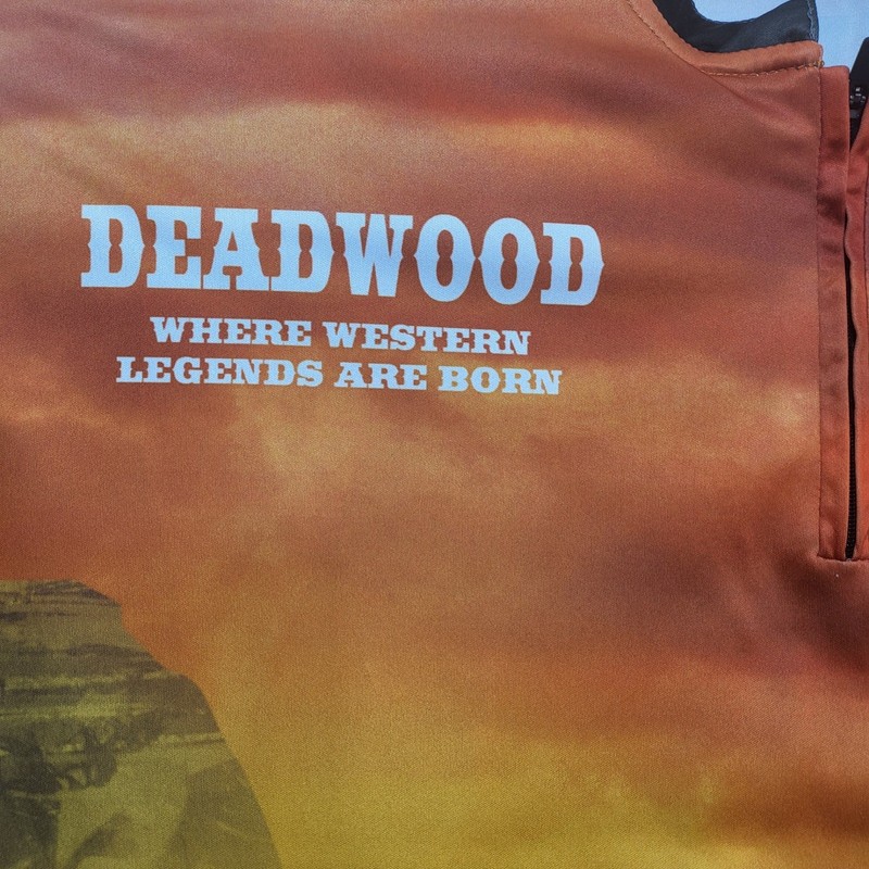 Flashpoint Designs Deadwood Shootout 2019 Western Cowboy Quarter Zip Jersey XL gallery