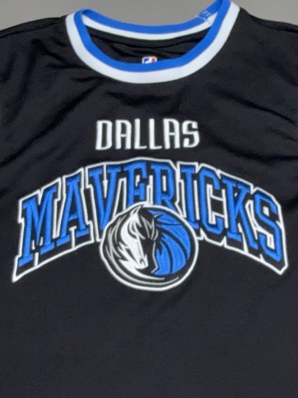 Dallas Mavericks NBA Ultra game Basketball Jersey Men’s Blue and Black Size S gallery