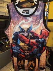 Chalk Line Deadpool & Wolverine Graphic Print Tank Jersey Size 4XL *New W/Tags*