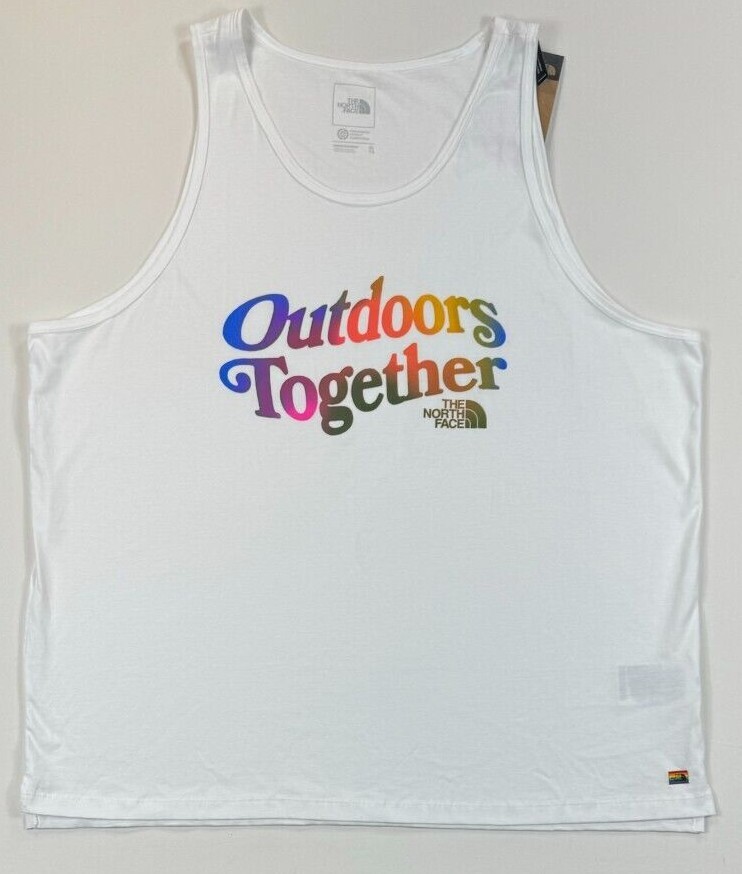 Men's North Face Standard Fit Pride Outdoor Together Tank Top NEW gallery
