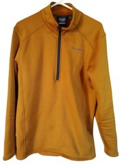 Moosejaw Mountaineering Pullover Quarter Zip Gold Hiking Mouse Jaw Mens Med Tall