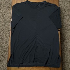Nike Dri-Fit Shirt Slim Fit Gray Athletic Comfort Lounge Slit Side Top Men’s XL