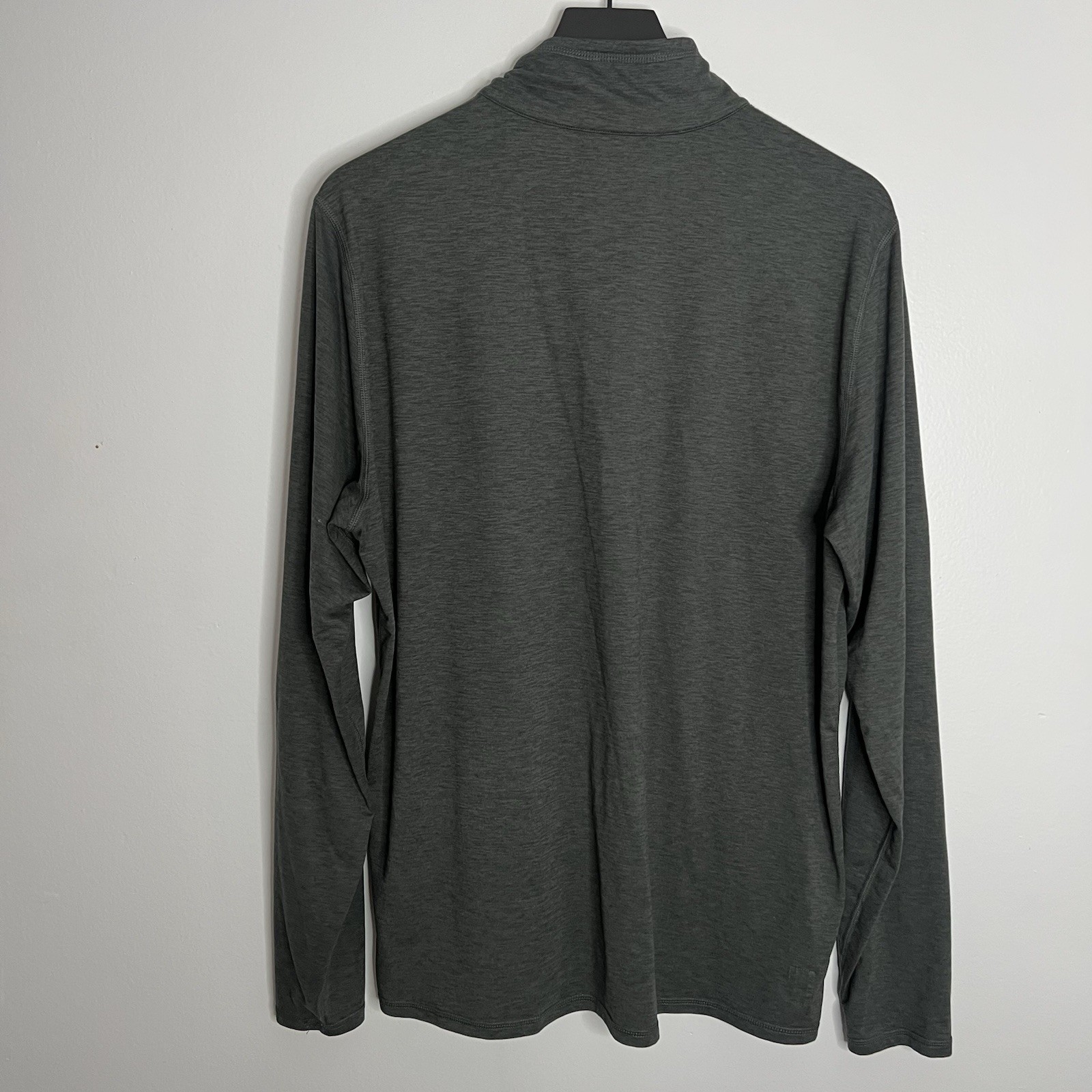 Vuori Ease Performance 1/2 Zip 2.0 Mens Large Charcoal Heather Grey V221 gallery