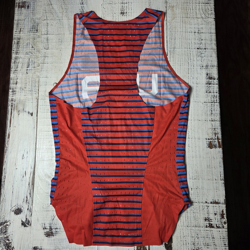 Nike Pro Elite Team USA Track & Field Running Red Blue Singlet AO8502-602 Sz S gallery