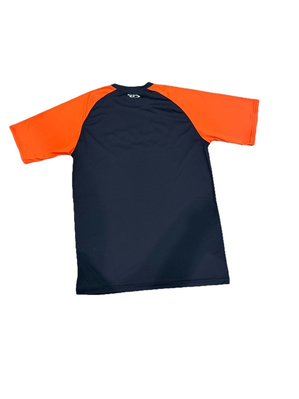 Boombah Black Orange Raglan Size M Softball Jersey Shirt Athletic Tee gallery