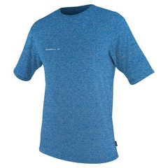 Men’s Hybrid UPF 50+ Short Sleeve Sun Shirt, Blue,XX-Large