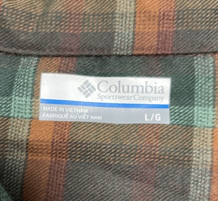 Columbia Flannel Shirt L Silver Ridge LS Plaid Button Up Outdoor Pocket NWT gallery