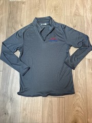 Warrior All American Gray Performance Quarter Zip Adult Medium EUC Alleson