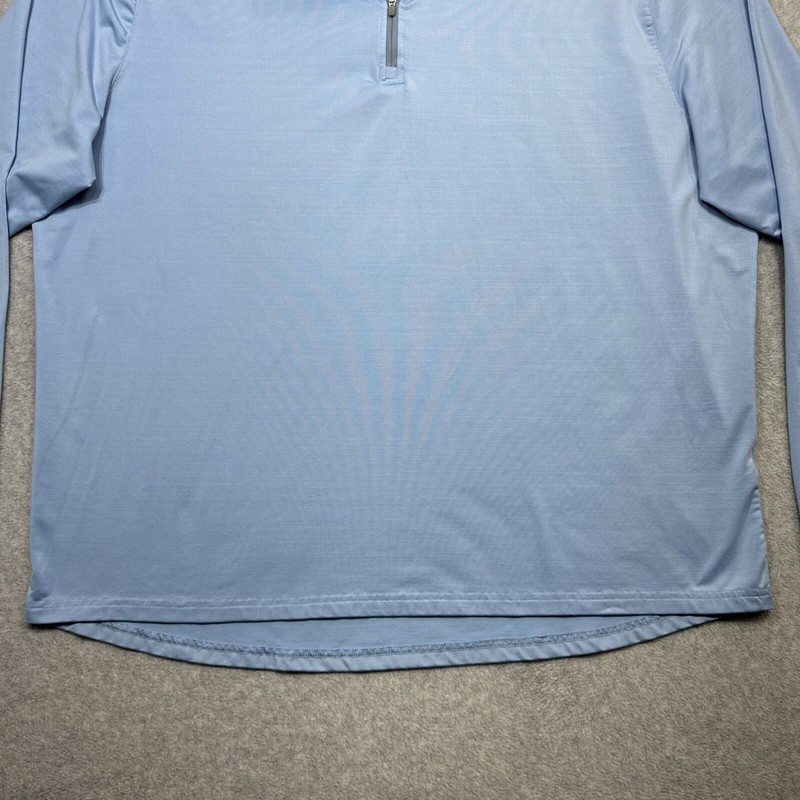 Peter Millar Pullover XXL Blue 1/4 Zip Golf Performance Stretch Active Casual gallery