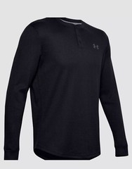 Under Armour Men’s Black Thermal Waffle All Season Gear Pullover Size Small