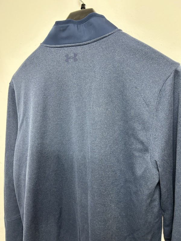 Under Armour Golf Storm SweaterFleece Pullover Mens Sz XL Loose 1/4 Zip ColdGear gallery