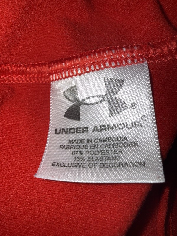 Under Armour Men’s M Medium RED Cold Gear Long Sleeve Mock Shirt BASE LAYER gallery
