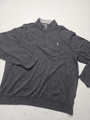 Polo Ralph Lauren 1/4 Zip Pullover Men’s XL Gray Performance Long Sleeve