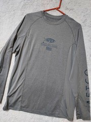 Aftco Shirt Mens Large Aftech Performance Jersey Fishing Mesh Siding Boat UPF L