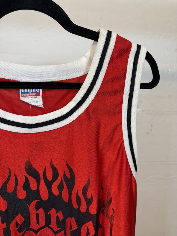 Vintage Hatebreed Basketball Jersey XXL Hardcore 90s Red 46-48 gallery