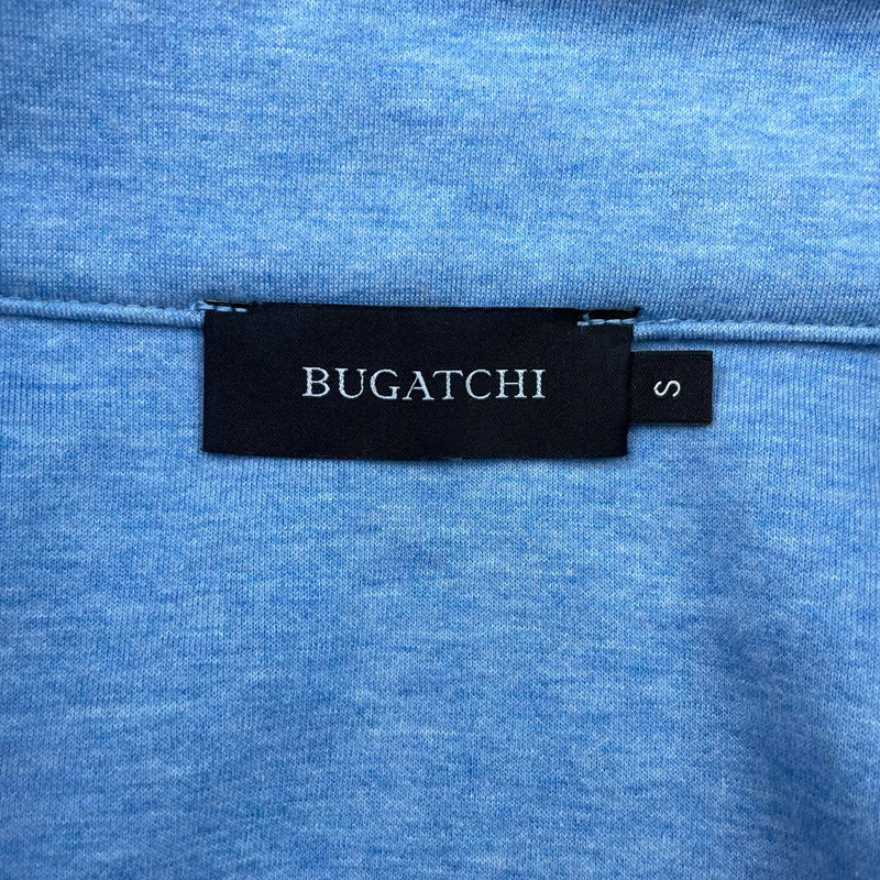 Bugatchi Men’s Cotton Blend Full Zip Reversible Sweater/Jacket Blue • SMALL gallery