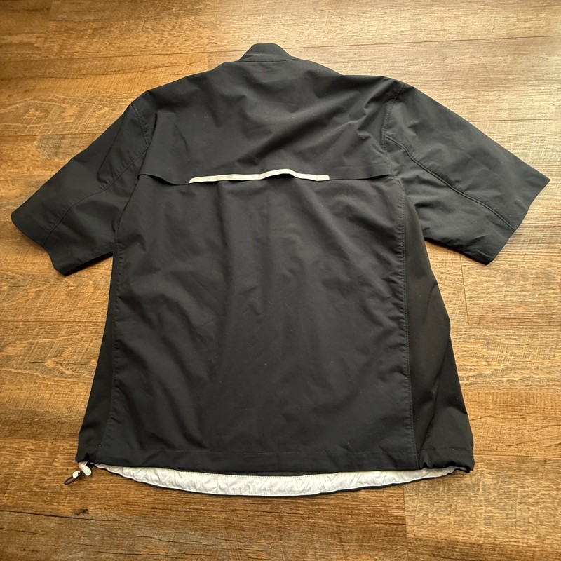 Polo Golf Ralph Lauren Pullover Men M Black 1/4 Zip Water Resistant Packable gallery