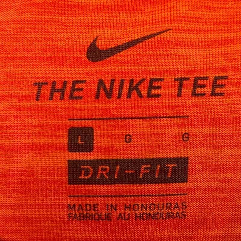Nike Oklahoma State Cowboys OSU Dri-FIT Orange Space Dye T-Shirt Mens Large gallery