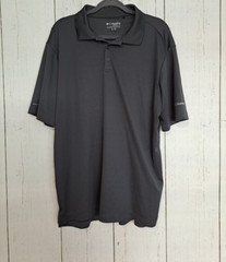 Columbia Size XL Golf Gray Mens Outdoor Active Short Sleeve Gym Shirt