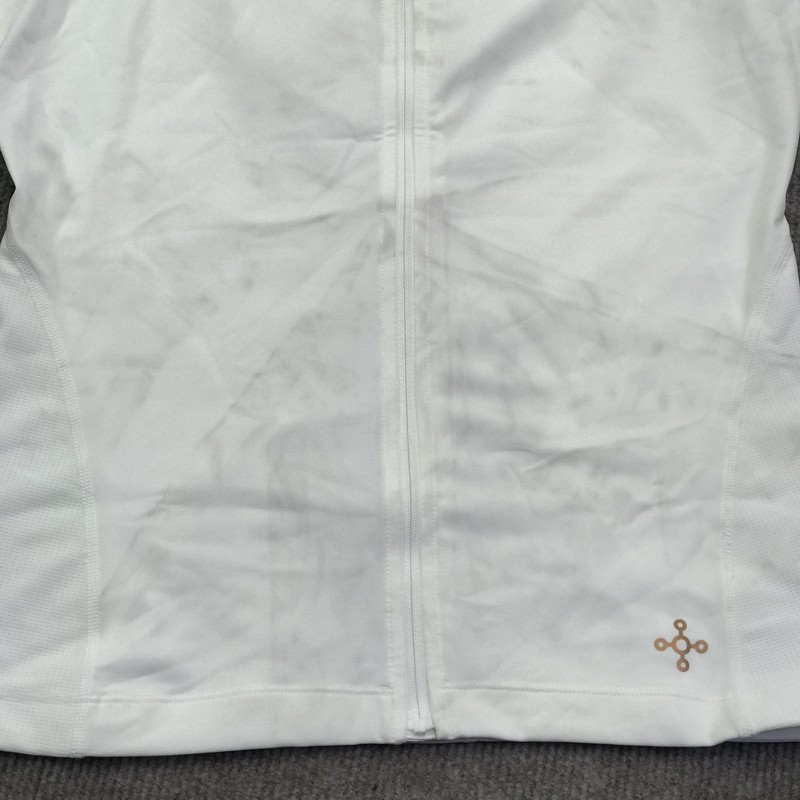 Tommie Copper Compression Shirt Mens XL White Zip Lower Back Support Top gallery