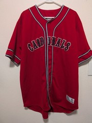 St Louis Cardinals True Fan MLB Jersey Mens Large L 42-44 Signed By Laird?