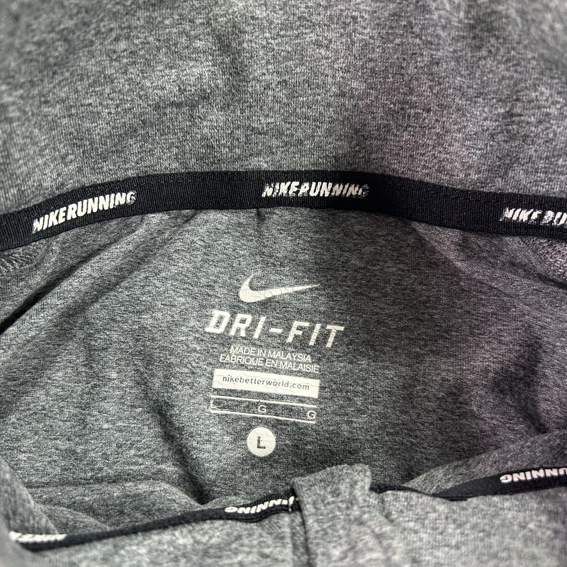 Nike Element Dri-FIT Pullover Mens Large Gray 1/4 Zip Long Sleeve Top 504606-064 gallery