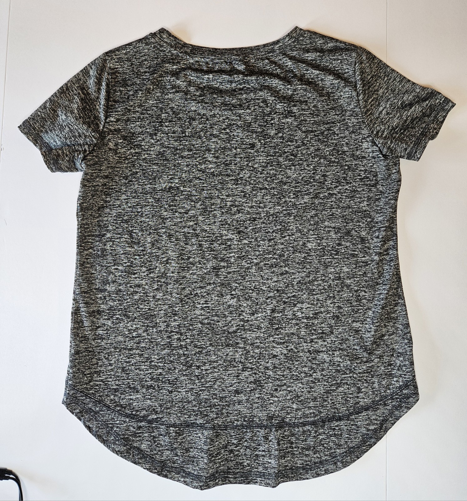 Dark Heather Gray Athletic Short Sleeve T-Shirt, 95% Polyester 5% Spandex gallery