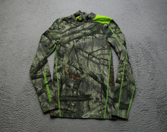 Under Armour Shirt Mens S Camo Scent Blocker ColdGear Compression Hunting