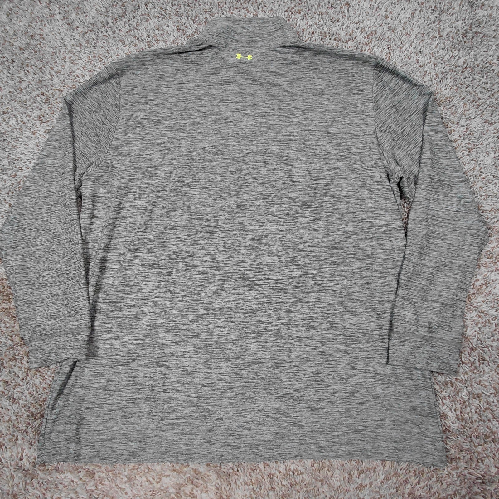 Under Armour 1/4 Zip Pullover Mens 2XL Heather Green Golf Coldgear Lightweight gallery