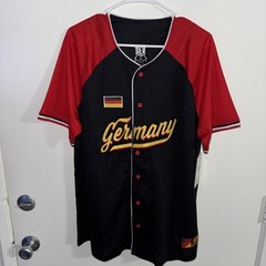 Official USA Drinking German Team Baseball Jersey Shirt SZ L Germany FIFA