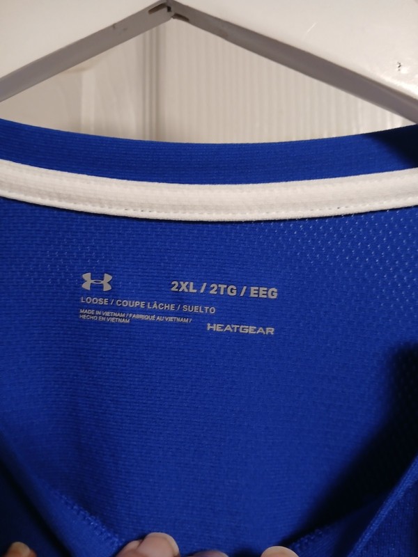 Under ARMOUR CNU Christopher Newport Captains TOP SHIRT LONGSLEEVE SZ.2 XL gallery