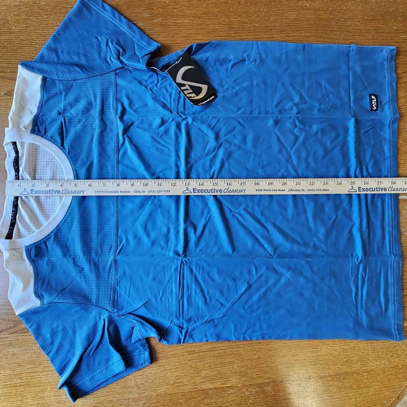 NEW Men's TLF Techne Workout Tee Size Large Olympic Blue Training Weightlifting gallery