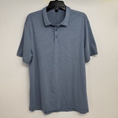 Lululemon Evolution Polo Short Sleeve Size XL Blue