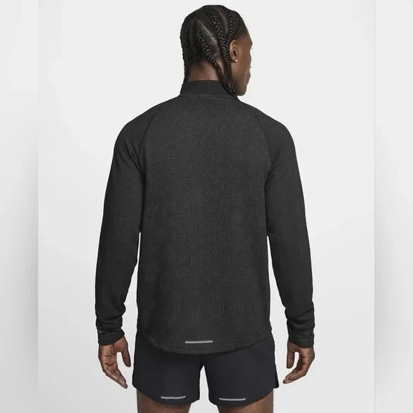 New Nike Pinnacle Running Division Men's 1/2-Zip Running Top Shirt FZ1121-010 L gallery