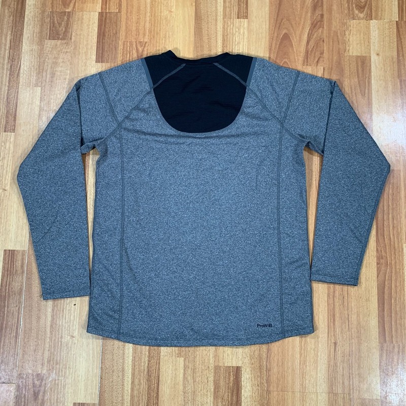 Spyder Shirt Mens Small Gray Black Long Sleeve Athletic Tee NWT gallery