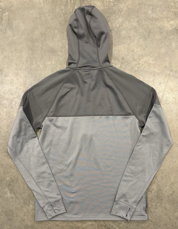 Under Armour Run 1/2 Zip Waffle Pullover Mens Medium Gray Hooded All Season gallery