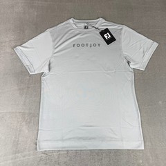 Footjoy FJ Workout Tee T-Shirt Mens Small Gray Stretch Training Golf $65 New NWT