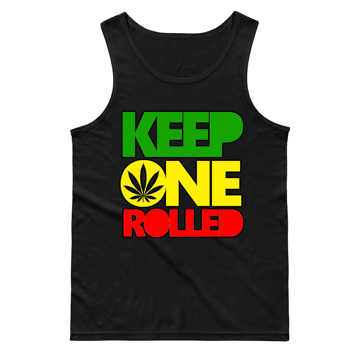 Keep one Rolled Mens Tank top Funny Weed Love 420 Wiz smoke blunt OG Cannabis gallery