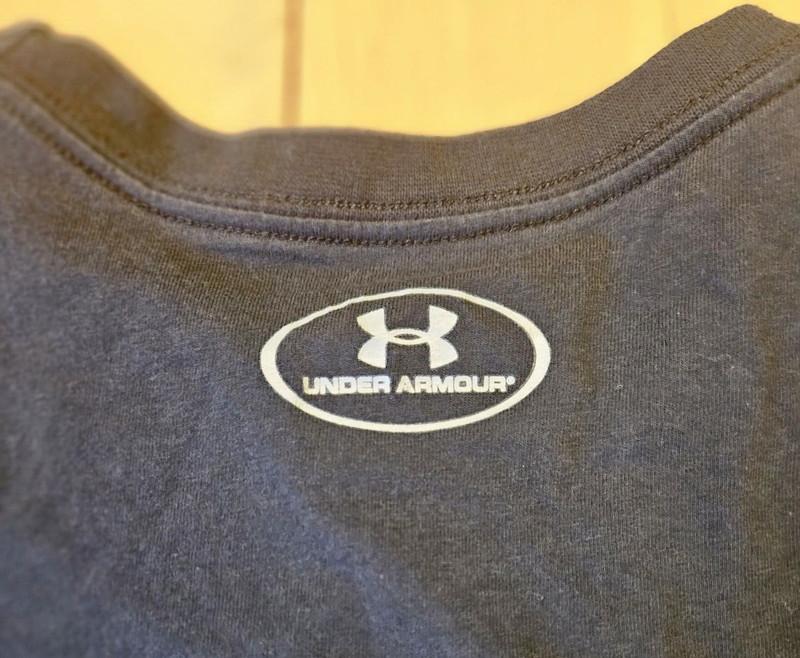 UA UNDER ARMOUR Charged Abraham Abe Lincoln Basketball Hoops Mens Tee T-Shirt S gallery