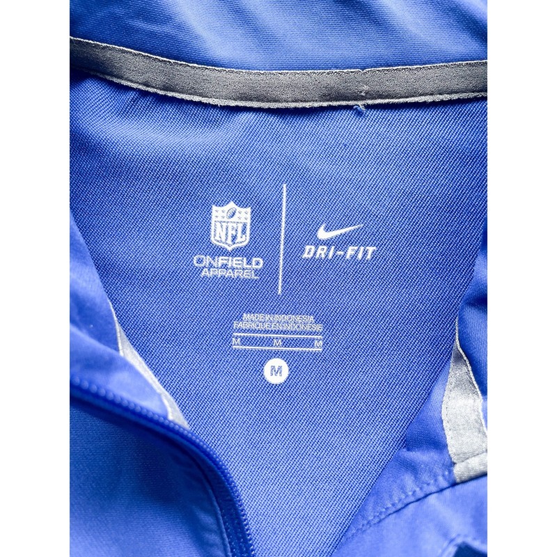 New York Giants Nike On-Field Apparel Short Sleeve 1/4 Zip Size Medium gallery