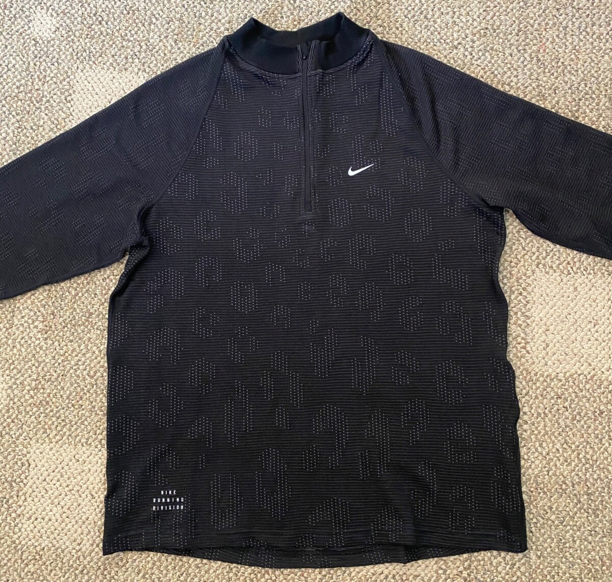 Nike 1/2 Zip Running Shirt Pinnacle Run Division Repel LS FZ1121-010 Large gallery