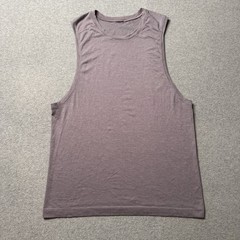 Lululemon Tank Top Mens Small Purple Performance Athleisure Stretch Gym Workout