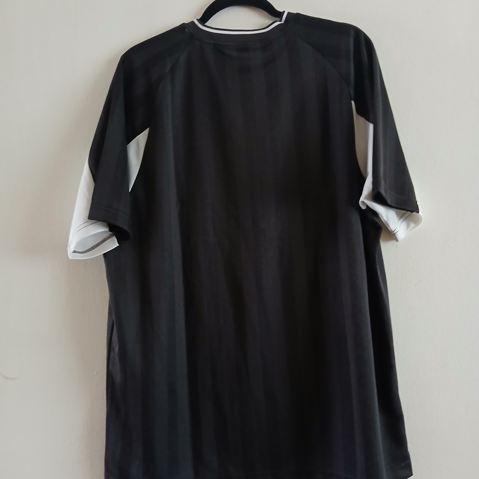 PUMA SPORT Size L Men's Soccer Jersey Striped Breathable V-Neck New gallery