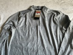 Nike Men’s Size Large Dri-FIT Element 1/4-Zip Running Top Smoke Grey DD4756 084