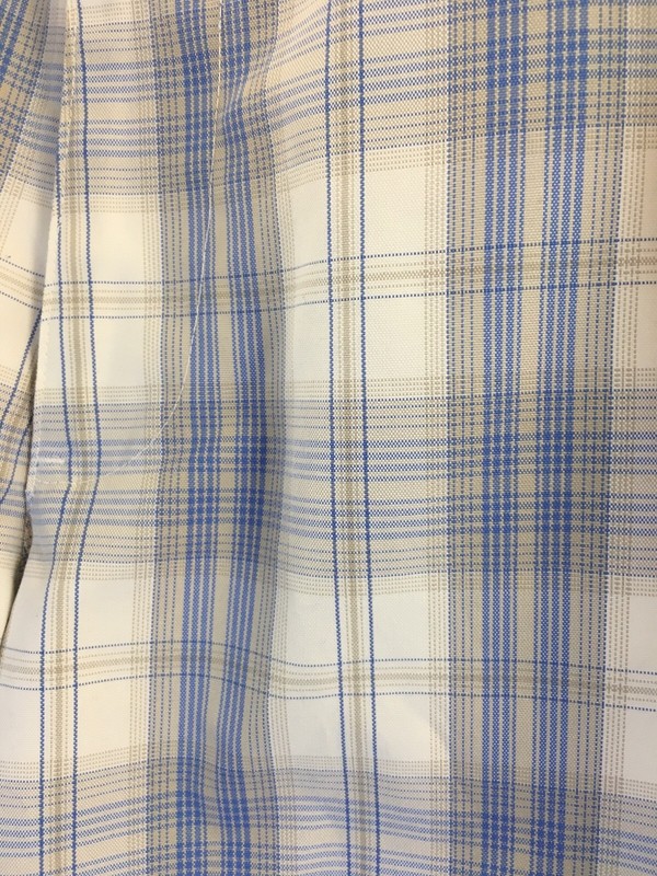 Pro Tour Mens Golf Shorts Size 36 Flat Front Blue White Khaki Plaid and Checks gallery