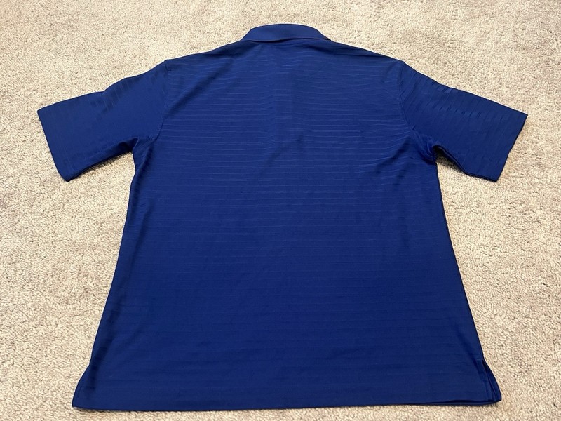 Grand Slam Solid Short Sleeve Golf Polo Shirt Men Large Blue gallery