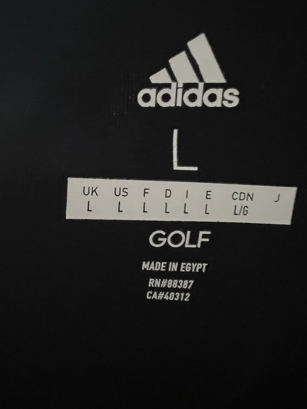 Adidas Golf Quarter Zip Pullover Men's Large Black Performance Reflective gallery