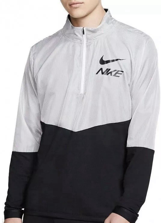 NWT Nike Element Half 1/2 Zip XL Hybrid Reflective Running Jacket BV4725 010 gallery