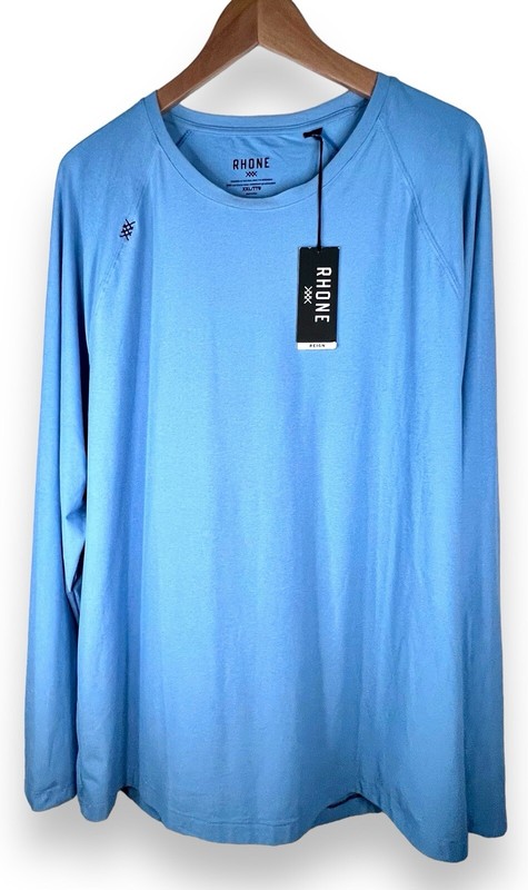 RHÔNE New 2XL Reign UPF50 Quick Dry Anti Odor Soft Stretch Long Sleeve Shirt XXL gallery