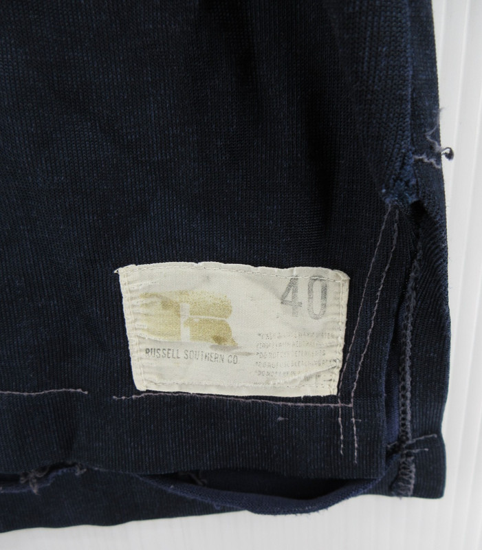 VINTAGE Russell Southern Jersey Men 40 Blue Gold Football 60s 50s High School * gallery